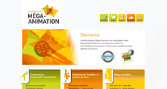 Desktop Screenshot of mega-animation.com